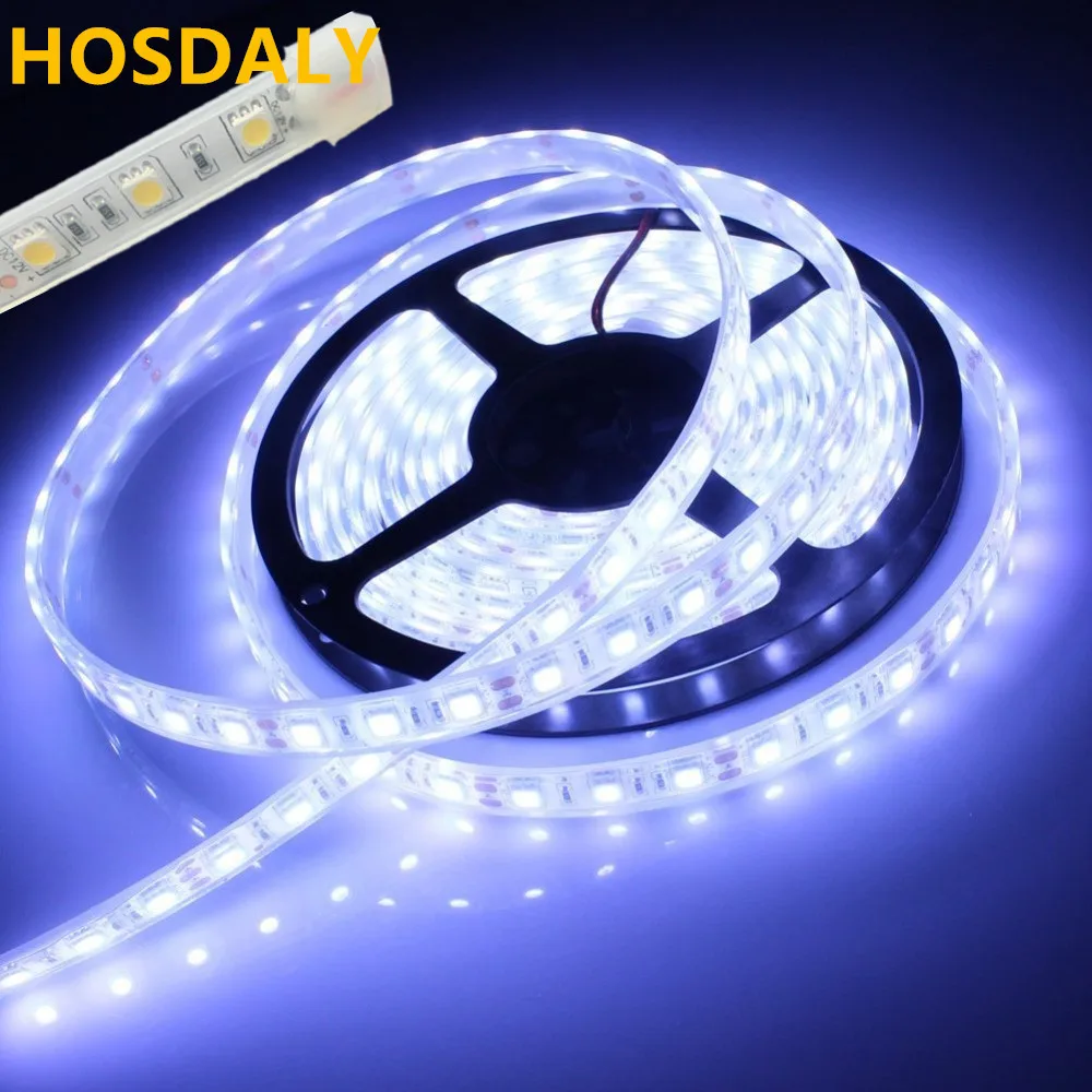 

led strip light 5050 silicon tube waterproof ip67 ip68 dc12V 300led 5m RGB white warmwhite red blue green3000k6500k tape rope