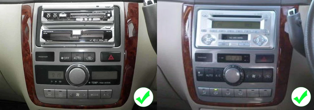 For Toyota Sportsvan 2001~2009 2 DIN Car Android 9 GPS Naviation Multimedia system Bluetooth Radio Amplifier 10