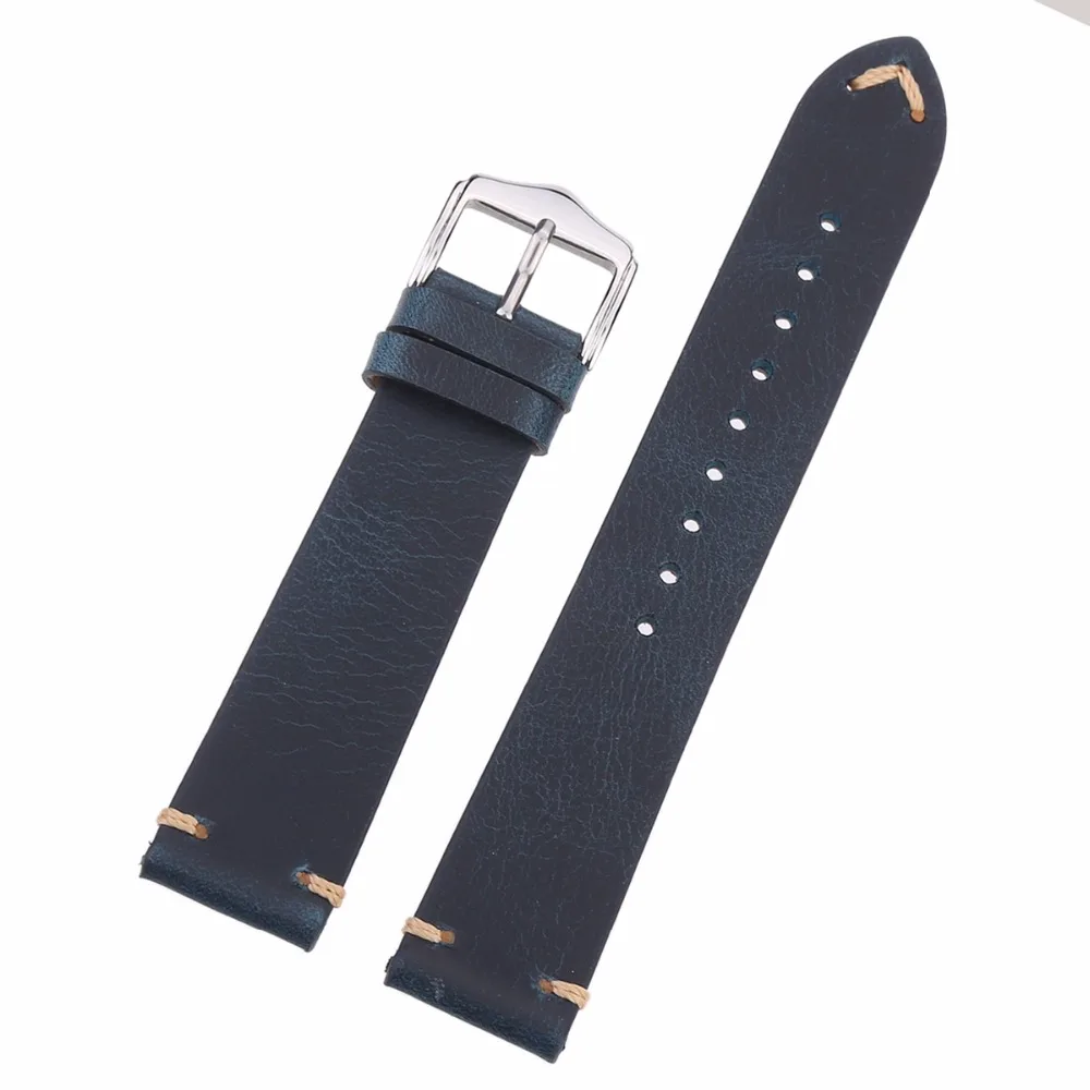 Ремешок для часов EACHE из натуральной телячьей кожи 18 мм 20 22 мм|strap 18mm|watchband strapleather