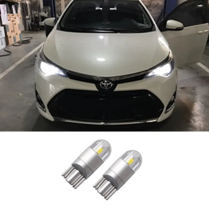 2X T10 194 W5W автомобильный СВЕТОДИОДНЫЙ парковочный фонарь для Toyota Camry Corolla Auris Hilux Prius