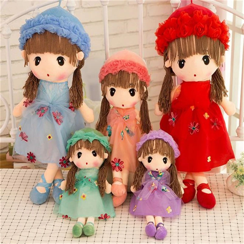

New 1pcs New Cute Plush Dolls Kids Soft Toys Stuffed Plush Flower Fairy Princess Doll baby Plush Toy Children Birthday Gift Z21