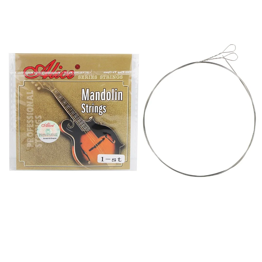 Alice 2pcs/Set AM04 1 E 1st Mandolin String Professional Plated Steel