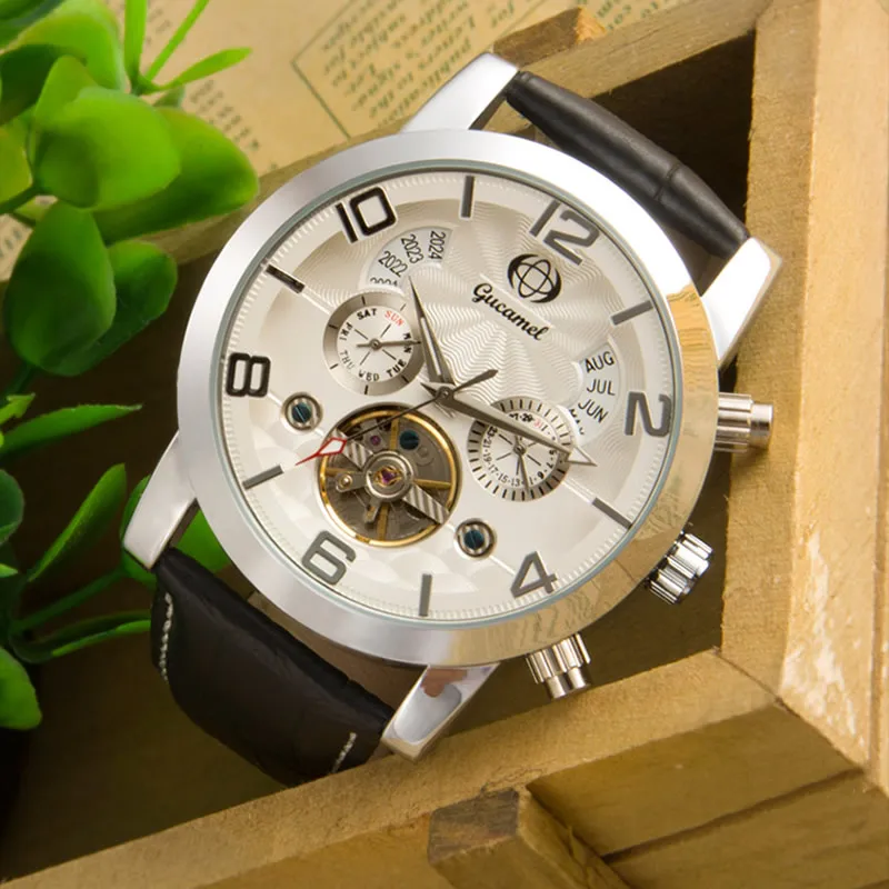 

New Retro Design Military Business Leather Band Watches Men Brand Luxury Quartz Wrist Watch Relogio Masculino