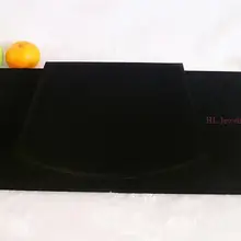 60*35*4 см черный фланелет материал плотность доска ювелирные изделия счетчик база пластина аксессуары ювелирные изделия Длинные ювелирные изделия дисплей стойки реквизит