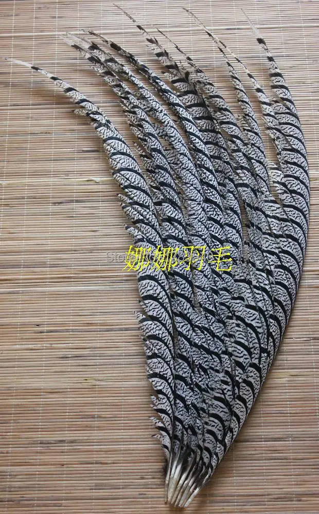 

10 PCS natural copper chicken tail cover white 80-90cm / 32-36 inches