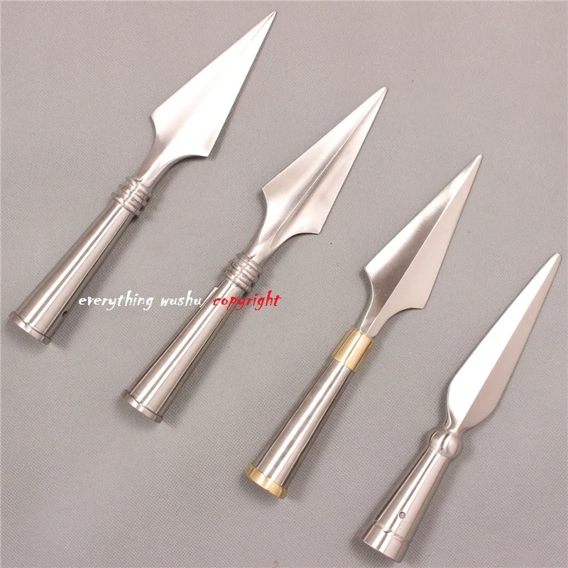 

Kinds of Wushu Spear Heads Red Tassel Spear Tip