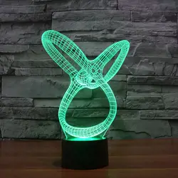Бесплатная доставка 3D ночные огни для Спальня для детей Спальня