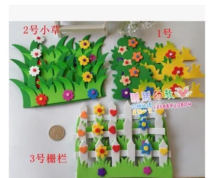 Fur Kinder Spielzeug Kindergarten Klassenzimmer Wanden Geschmuckten Aktivitaten Blase Zaun Blume Dekoration Mini Gelander Wandaufkleber Sticker Machine Decorative Tile Stickerssticker Album Aliexpress