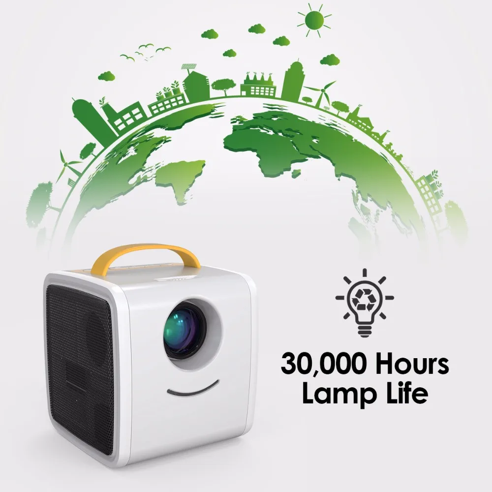 Q2 MINI Projector 700 Lumens Parent-child Portable Projector Mini LED TV Home Beamer Children's gift, Children Education  (5)