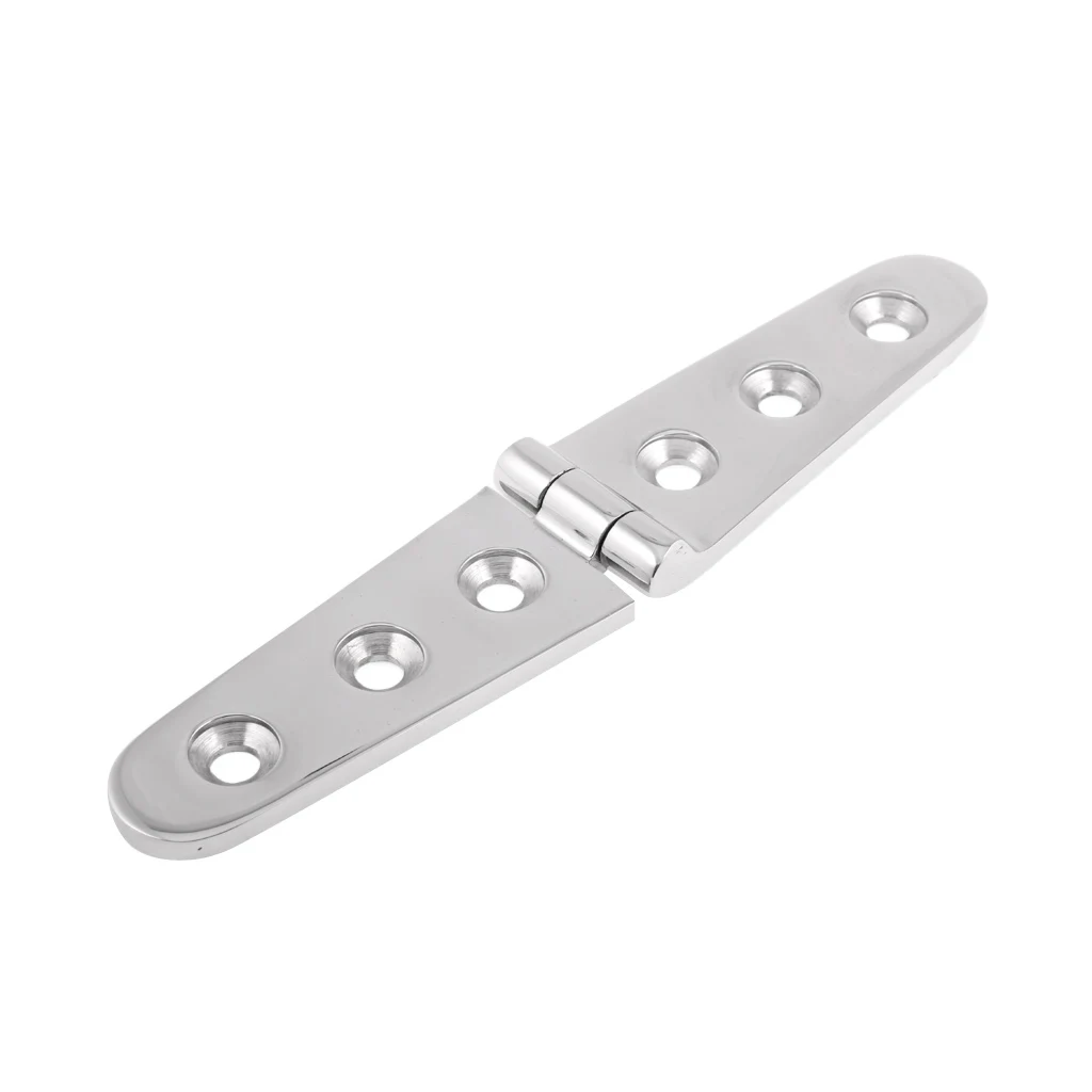 Stainless Steel Cast Boat / Marine Strap Hinge - 150mm, Silver