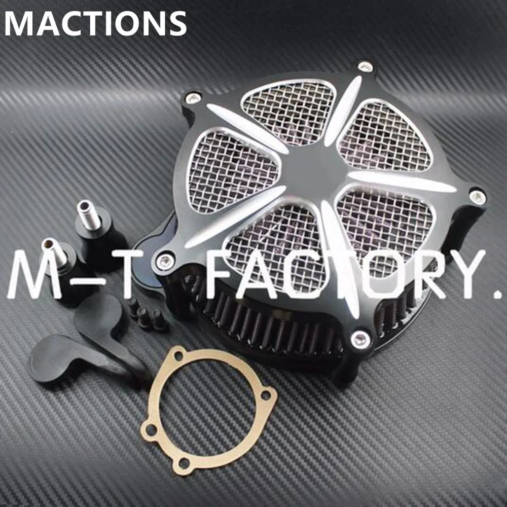 

CNC Motorcycle For Harley Touring Air Cleaner Intake Filter For Touring RoadKing FLHTC FLHT 2008 2009 2010-2016