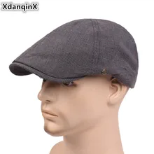 XdanqinX Мужская кепка Европейский стиль Британский Ретро береты для взрослых мужчин стиль простые винтажные мужские Bone бренды бейсболки