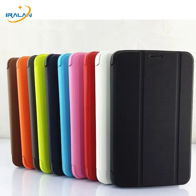 

2018 Hot wholesale Folding Smart PU Leather case for Book Cover Samsung Galaxy Tab 3 Lite T115 T111 T113 T116 SM-T110 stylus
