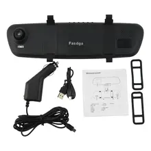 Fasdga HD Dash Cam Video Recorder Rearview Mirror Car Camera Vehicle DVR Night Vision