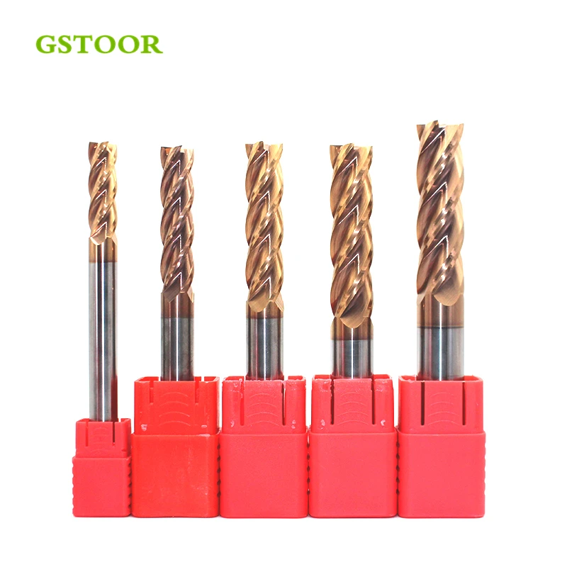 

1PC HRC55 End Mill 2F 4F 14mm 16mm 18mm lengthened 150L alloy carbide milling tungsten steel milling cutter