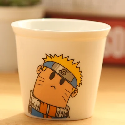 Бесплатная доставка! (Uzumaki Naruto) милая кружка с кривой шеей молочная керамическая