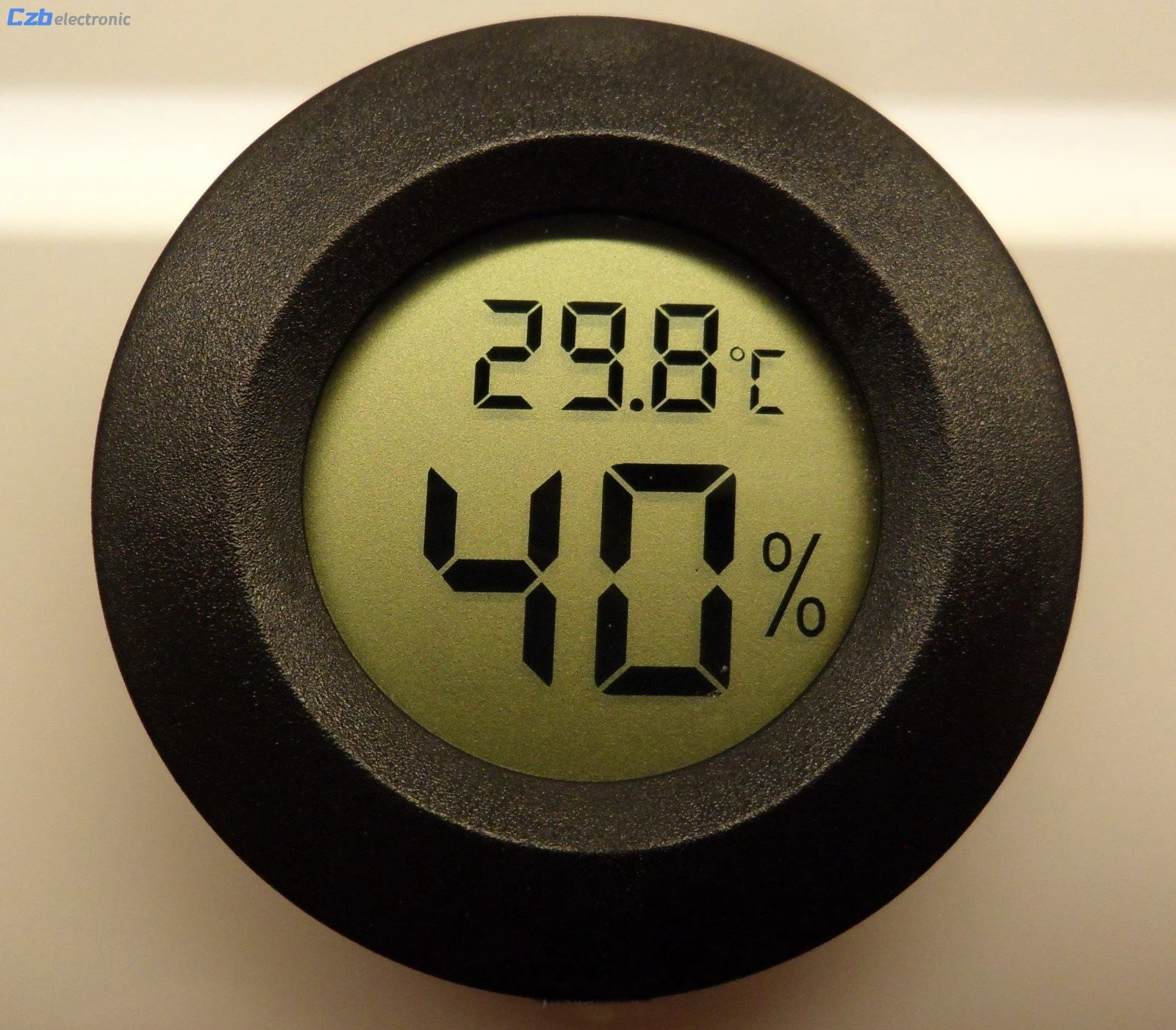 E74 цифровой сигары гигрометр термометр круглый черный лицо-in Модули ...