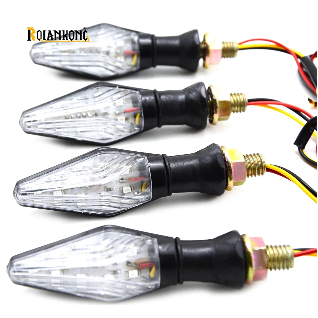 

Motorcycle Turn Signal Light Flashing 12 LED lights Indicator Amber Lamp Lights For KTM RC390 RC200 DUKE390 DUKE200 DUKE690