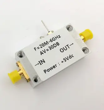 

LNA 20MHZ-6000Mhz 30dB Low Noise power Amplifier RF Amplifier for HF VHF/UHF antenna fm car Radio RF receiver Repeater Spectrum