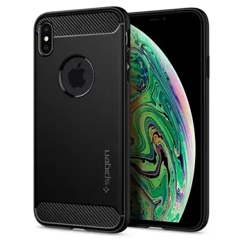 

100% Original Spigen Rugged Armor Black Case for iPhone XS Max (6.5")