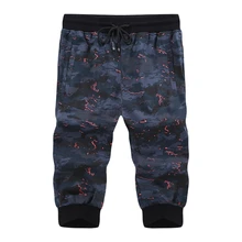 Плюс размер L-8xl хлопок эластичный пояс мужские свободные шорты короткие мужские большие размеры камуфляжные короткие брюки хип-хоп