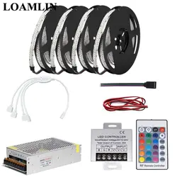 2835SMD 234 светодиодов/m RGB Светодиодные полосы света с 24 Ключи РФ RGB Led контроллер DC12V Питание Driver Kit 5 м 10 м 15 м 20 м