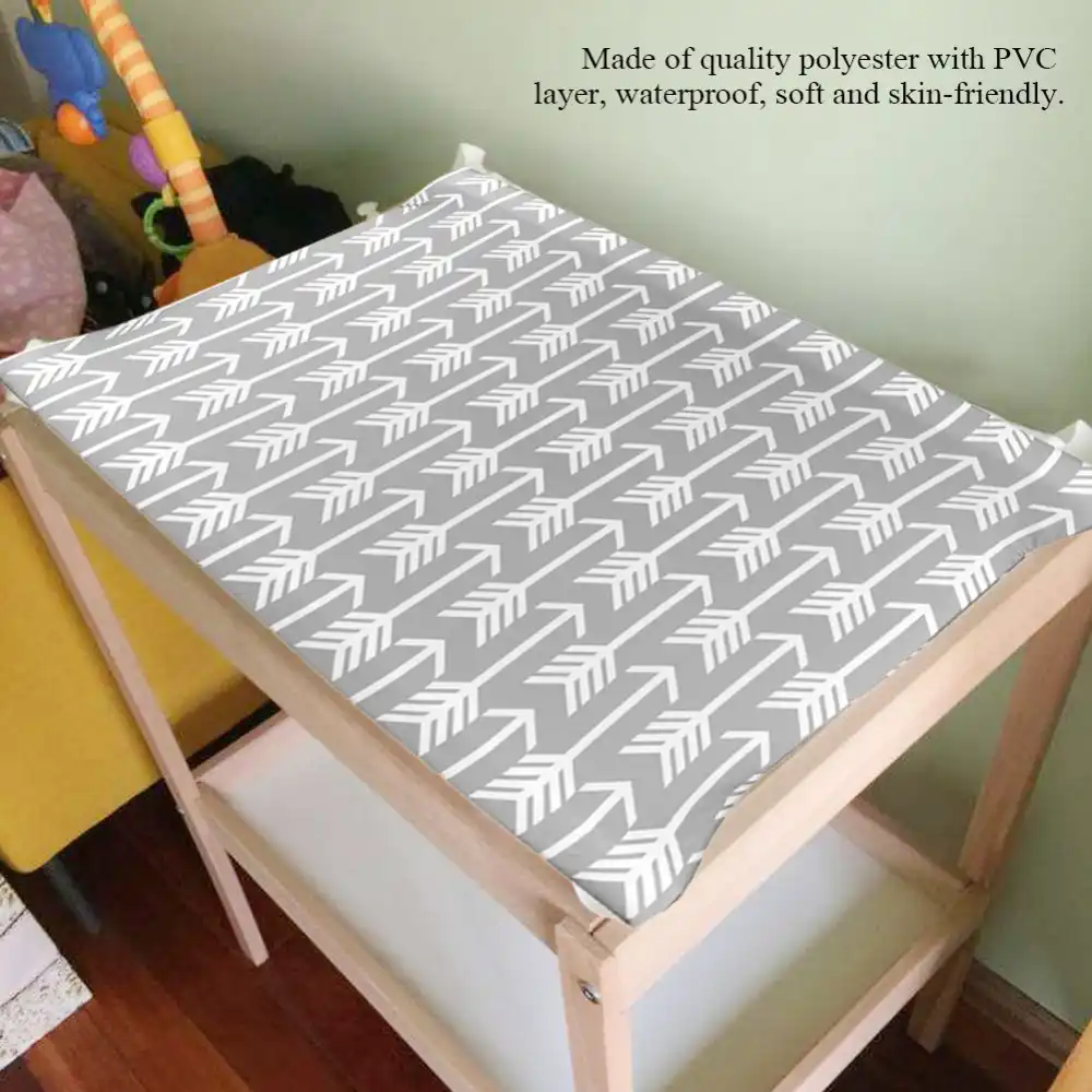 floral crib sheet and changing pad cover