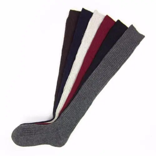Ladies-Winter-Cable-Knit-Over-knee-Long-Boot-Thigh-High-Warm-Socks-Stockings-CA