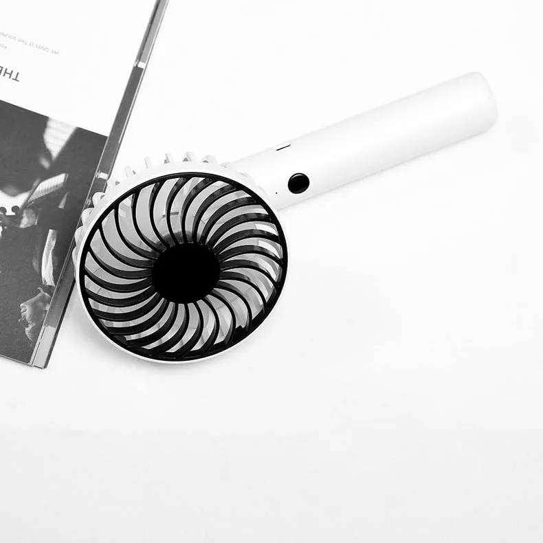 Горячая Распродажа, цветной мини USB Ночной светильник, перезаряжаемый вентилятор с воздушным охлаждением, настольный вентилятор для дома, студенческого общежития, портативный Настольный, офисный