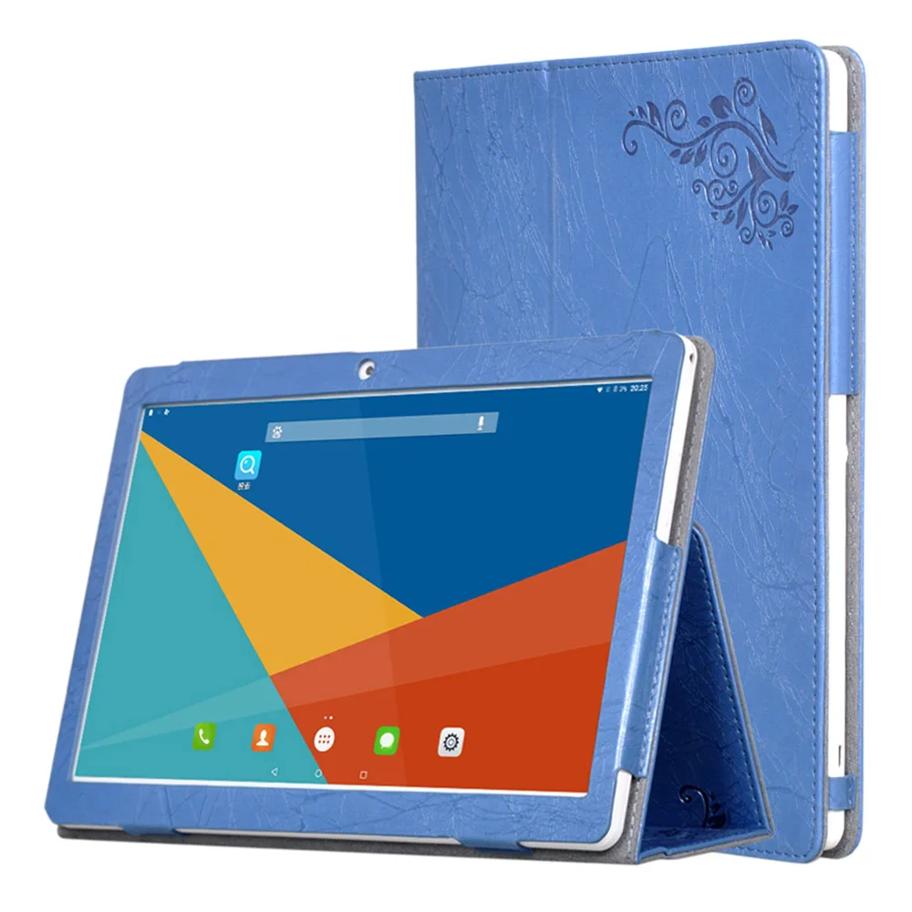 Для Teclast 98 Восьмиядерный чехол с принтом искусственная кожа складной Стенд