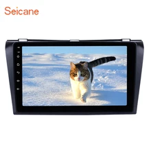 Seicane 2 Din 9″ Android 7.1/6.0 Multi-touchScreen Radio GPS Navigation for 2004-2009 Mazda 3 with WIFI AUX FM/AM Bluetooth