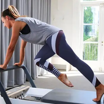 

2017 New Blue Hit Color Skinny Elastic Waist Sporting Women Casual Trousers Clothing Fitness Leggins