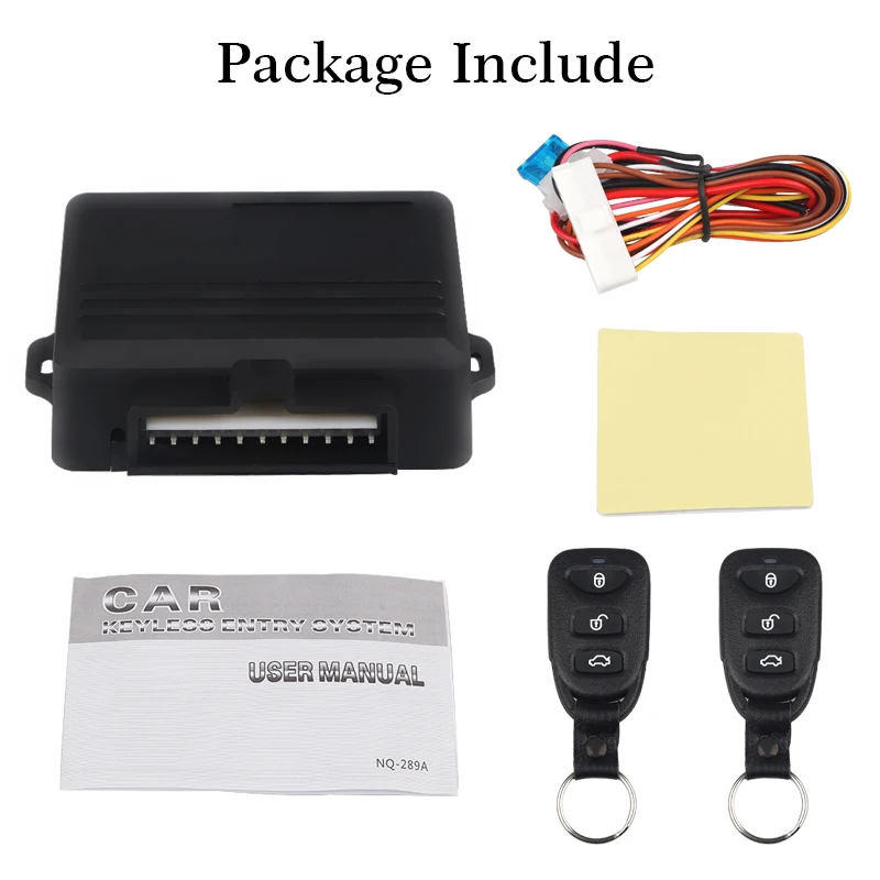 Automobile 12V Car Remote Central Kit Lock UnlocK Keyless Entry System Power Central Locking