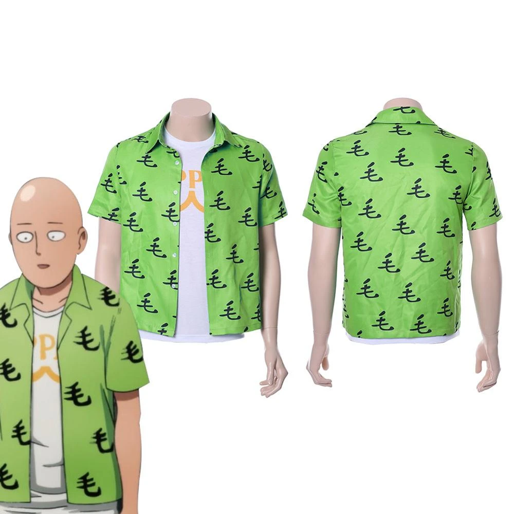 Saitama green shirt Clearance