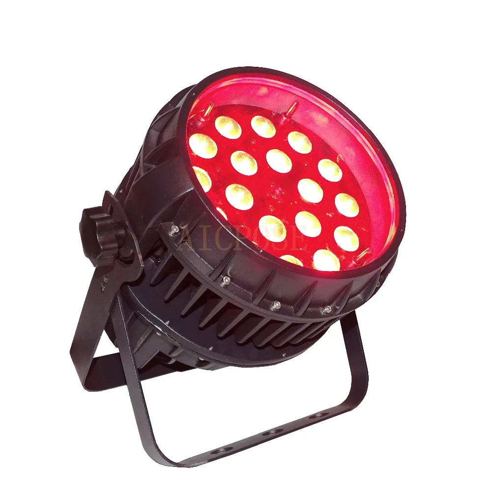 Luz do Estágio 4 em 1 Zoom Luz Par 18x12 w Ip65 à Prova d' Água Levou Luz Rgbw Par 64 12 Zoom Luz Par 18x12 w IP65 4