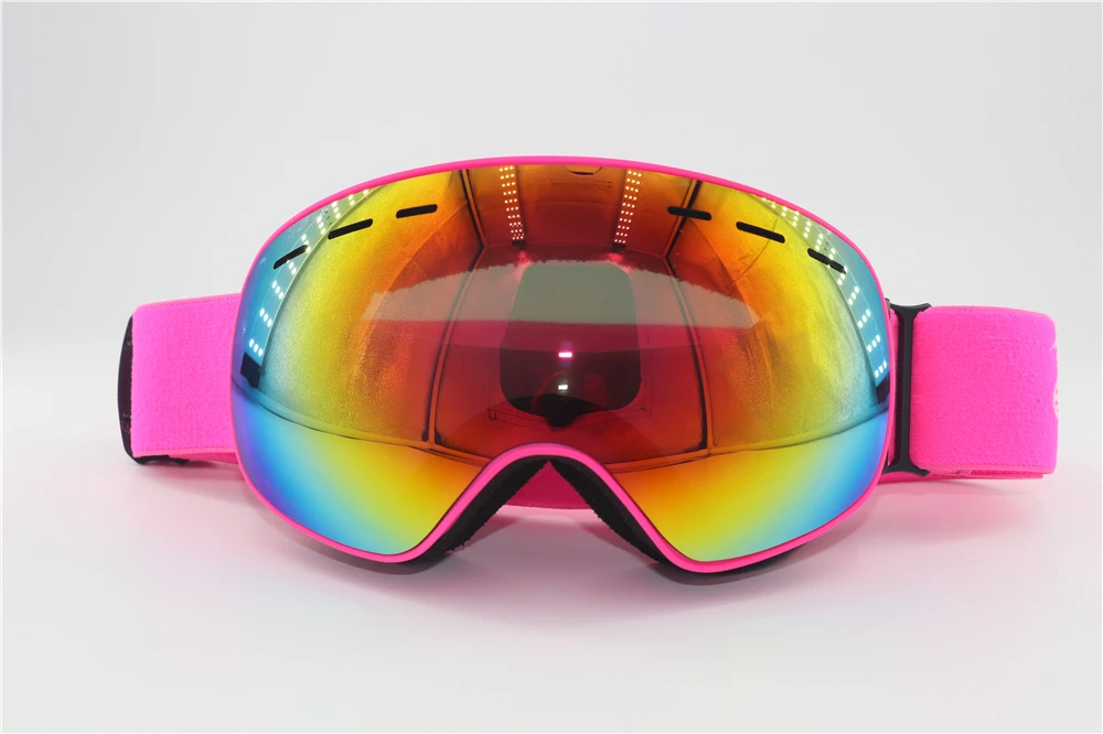 Детские лыжные очки для мальчиков и девочек, очки с защитой от запотевания, зимние очки для сноуборда, лыжные очки, детские лыжные очки