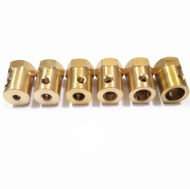 

3MM BRASS HEX COUPLING FOR 48MM PLASTIC OMNI WHEEL 18056