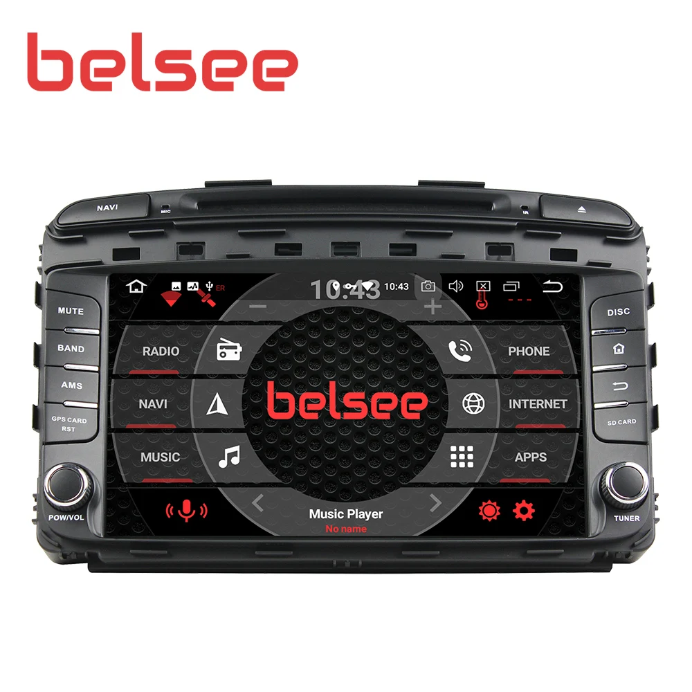 Perfect Belsee 9" IPS Screen Android 9.0 for Kia Sorento 2015 2016 Car Radio 4GB 8 Core Stereo Audio GPS Navigation Unit Autoradio DVD 1