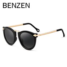 BENZEN Women Sunglasses Polarized UV Vintage Arrow Female Sun Glasses Oculos De Sol Feminino Gafas De Sol With Case 6034
