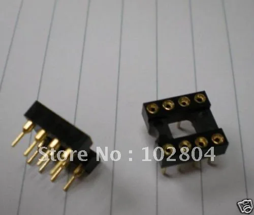 

IC Socket Adapter Gold Plated DIP Standard 8 PIN High Quality 30 Days Return Guarantee 20 pcs per lot
