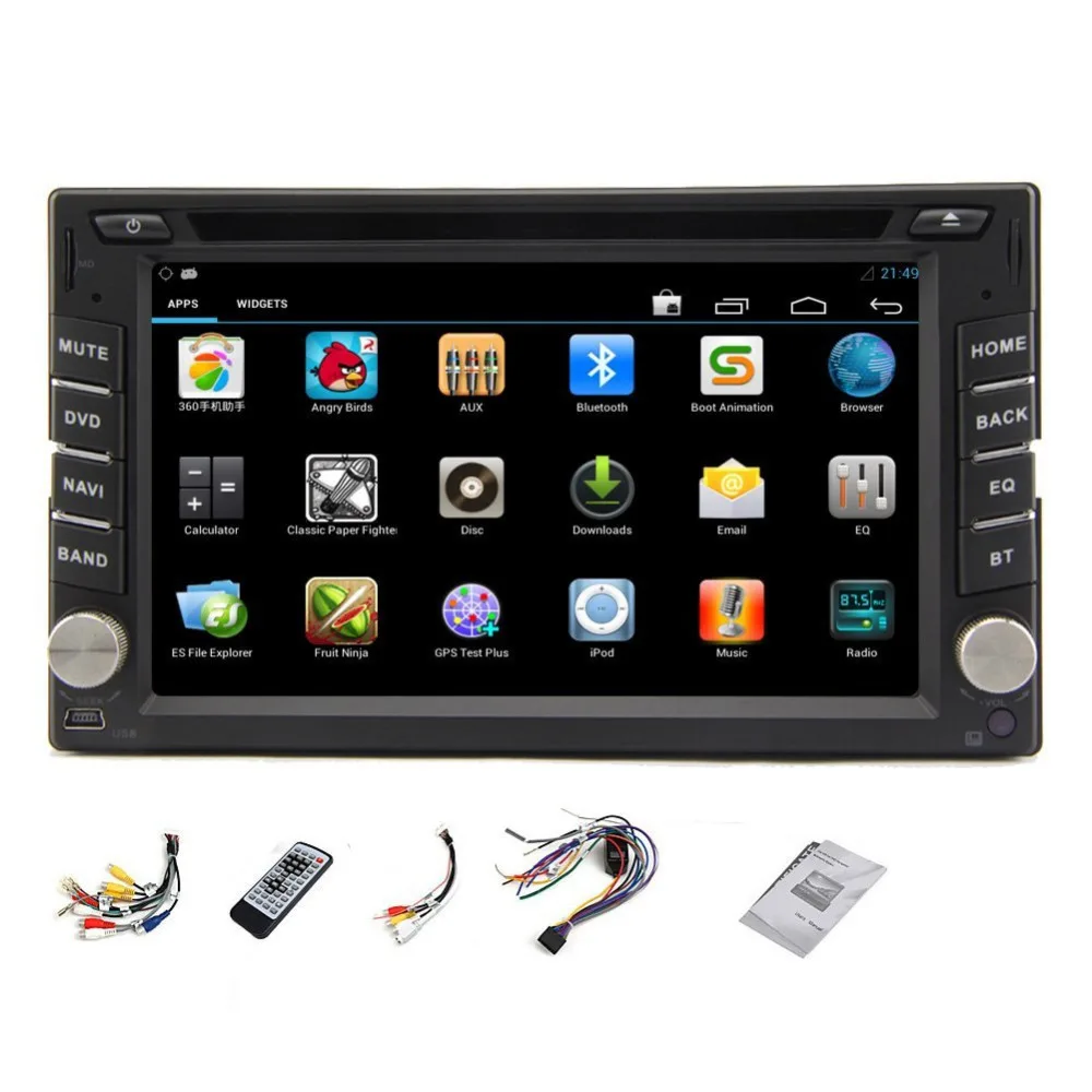 Universal double 2 din In dash 6.2'' HD Car Radio Stereo GPS Navigation