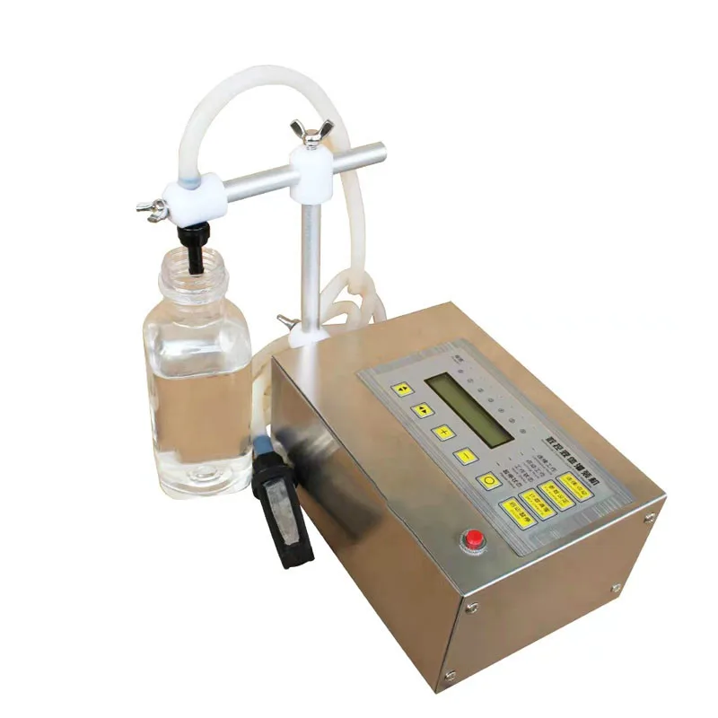 

Digital Control Drink Liquid Filling Machine MINI Electric LCD Display Water Oil Perfume Milk Olive Oil Bottle Filler EU US