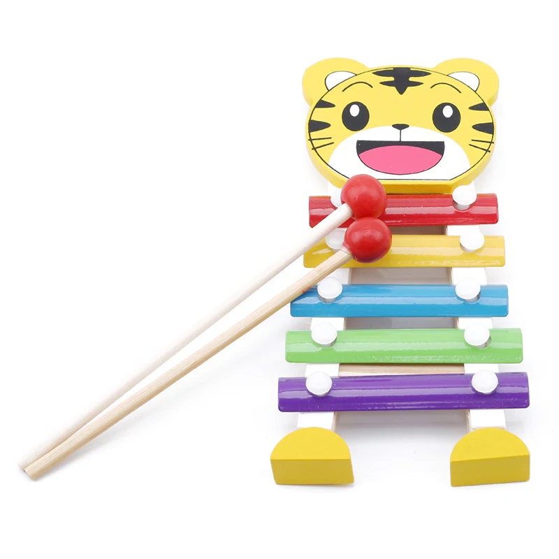 5 Tones Hand Knock baby kids piano xylophone toy children Noise Maker