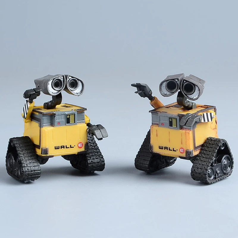 Забавный робот 6 см Wall E и 9 EVE из ПВХ экшн фигурка настенная Коллекционная модель
