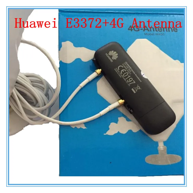 E3372 plus Antenna 4G LTE 150Mbps USB Modem LTE USB Dongle Stick Datacard
