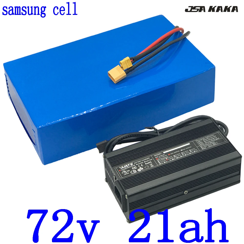 72V 1500W 2000W 3000W батарея 72V 21AH Электрический велосипед батарея 72V 20AH скутер батарея 72V литиевая батарея использовать samsung сотовый телефон