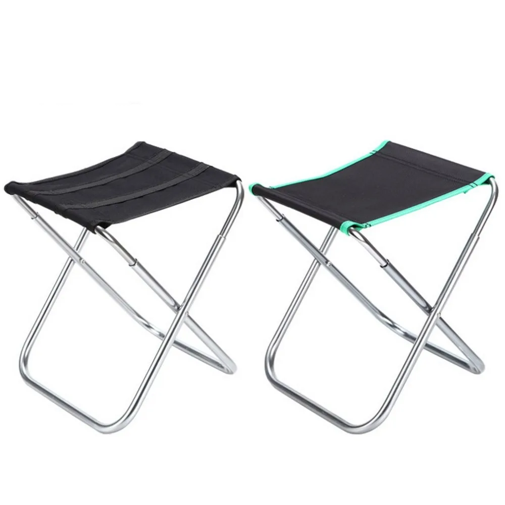Compact Folding Camping Chair Lightweight Portable Aluminum Hiking Fishing Seat