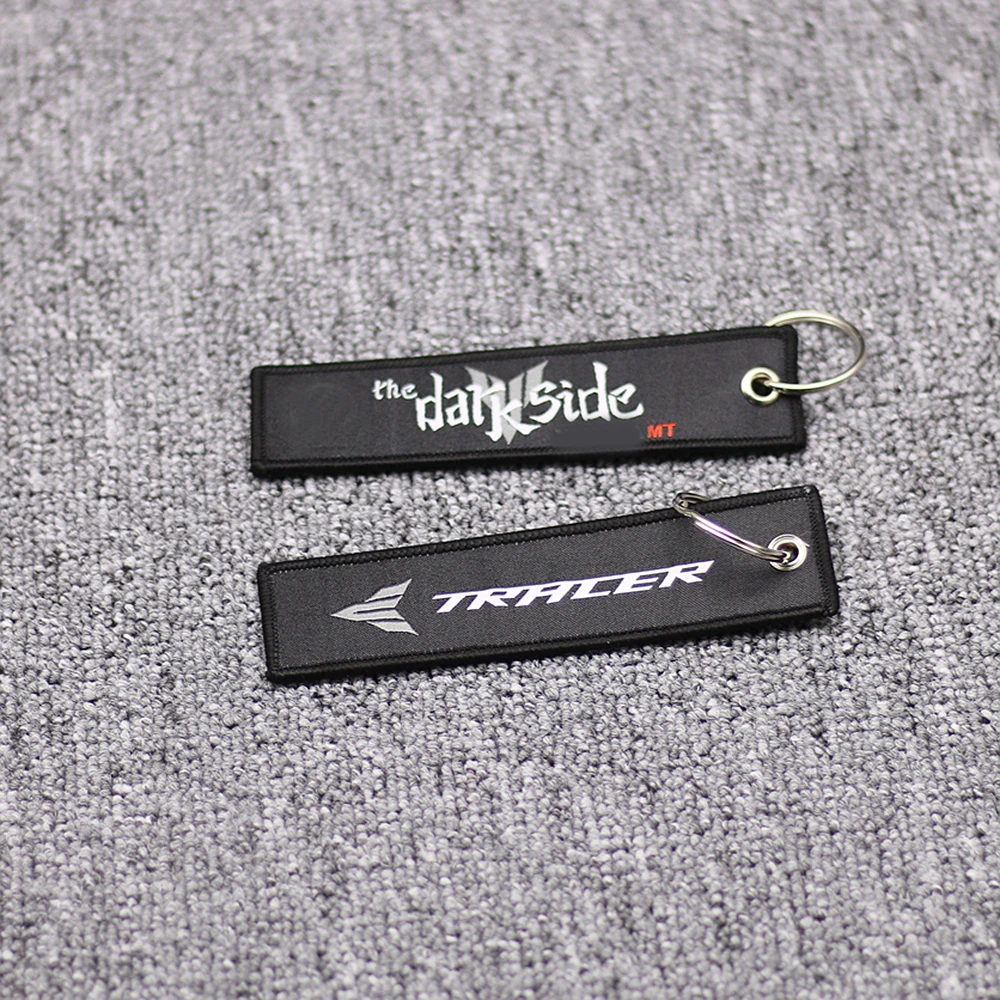 

Embroidery Key Holder Chain Collection Keychain For Yamaha Tracer 900 GT Motorcycle Embroidered Badge Keyring
