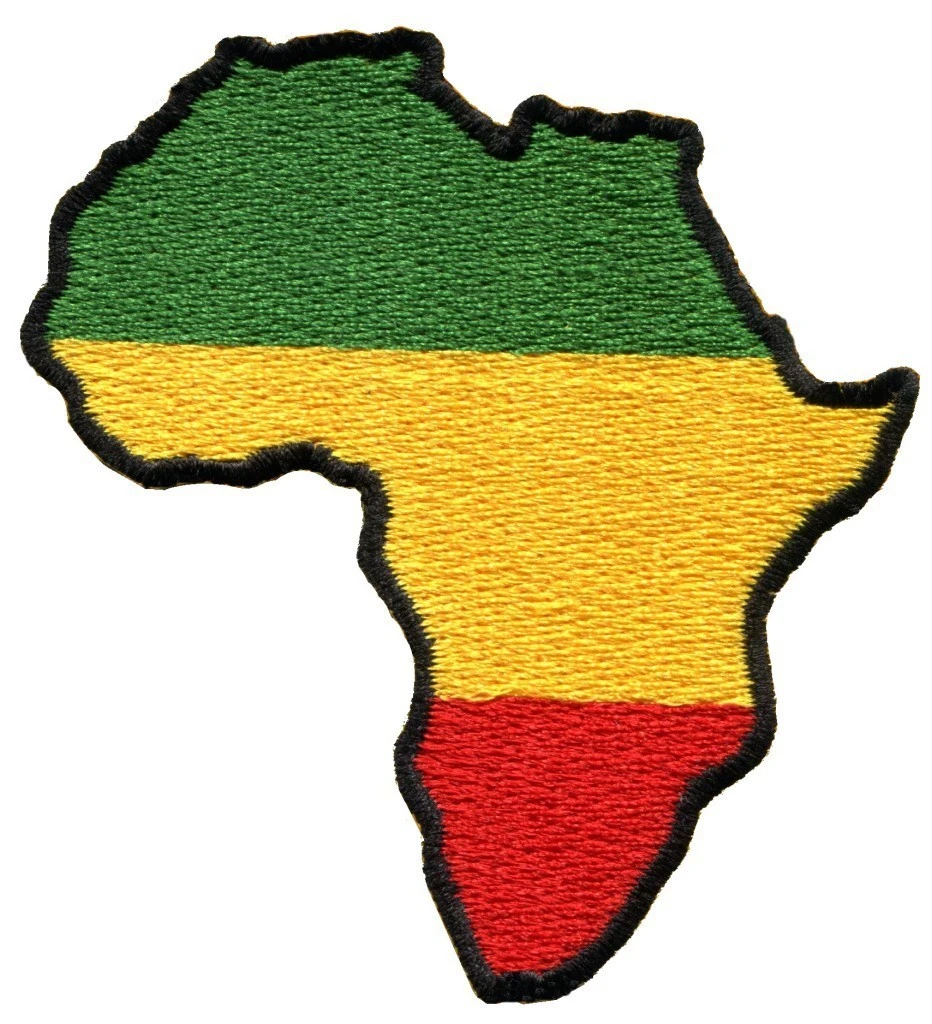 34 Pcs Rasta African Embroidered Patches iron-on and sew-on