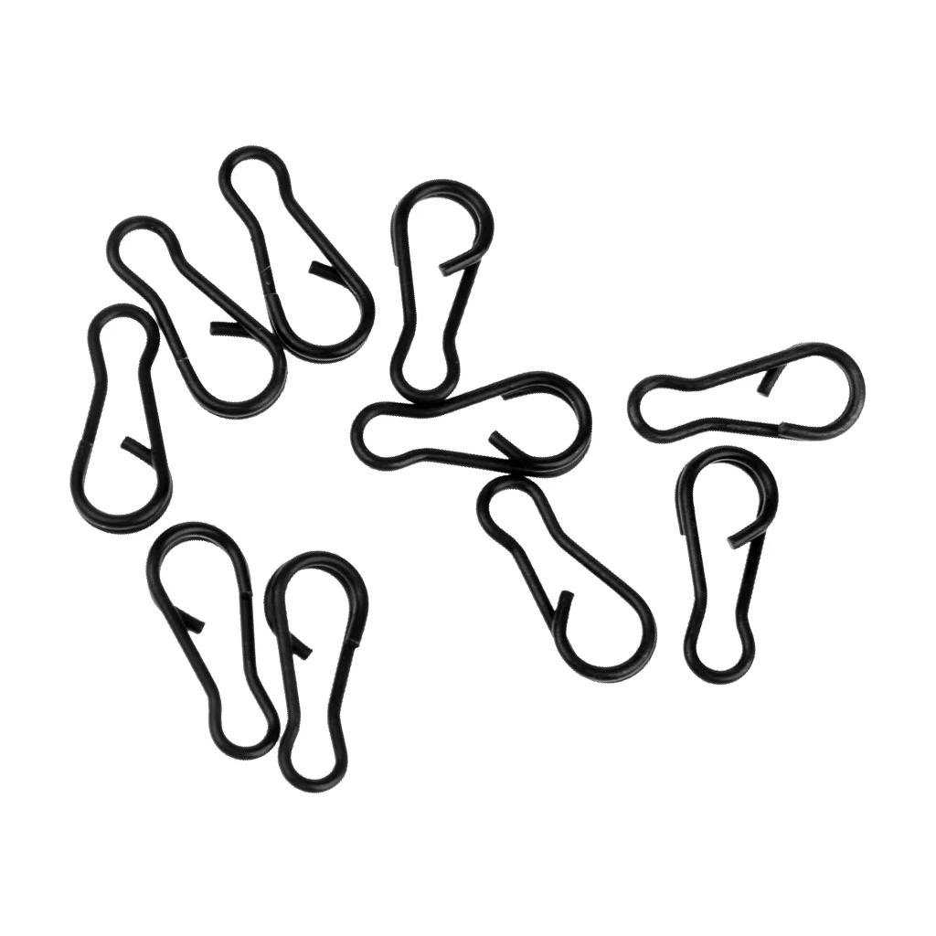 Fishing Link Clips Carp Fishing Clips Multi Clip Swivels Rings Rigs Links Snap Connector Pin Fishing Terminal Tackle Accessories